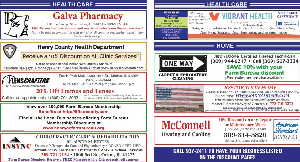 Henry County Farm Bureau Benefits